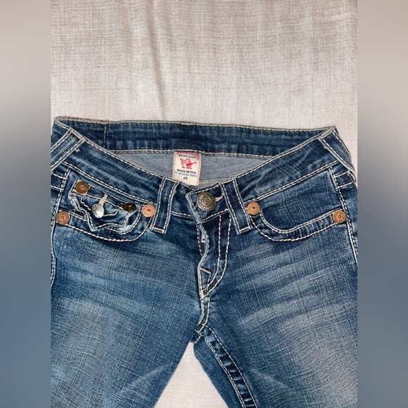 Gently use true religion women’s or girls pants size 25 - Picture 9 of 12